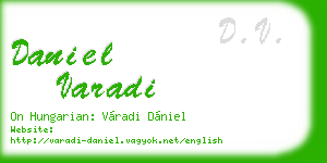 daniel varadi business card